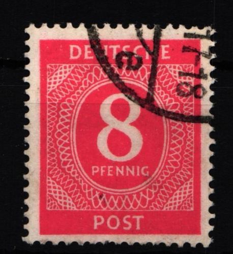 Alliierte Besetzung 917aa gestempelt