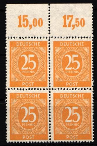 Alliierte Besetzung 927 P OR dgz postfrisch als Paar #HG244