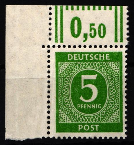 Alliierte Besetzung 915W OR postfrisch vom Eckrand #HG967