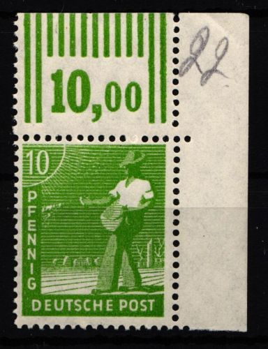 Alliierte Besetzung 946W OR postfrisch vom Eckrand #HH689