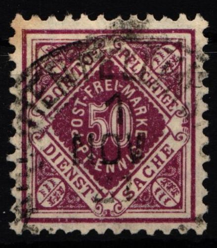 Württemberg 118 gestempelt
