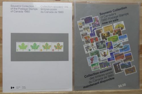 Kanada Jahrbuch 1980 postfrisch Souvenir Collection #HF494