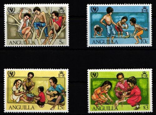 Anguilla 446-449 postfrisch Jahr des KIndes #HD522