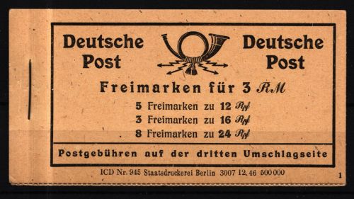 Alliierte Besetzung MH 50 postfrisch