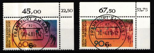 Berlin 645-646 gestempelt