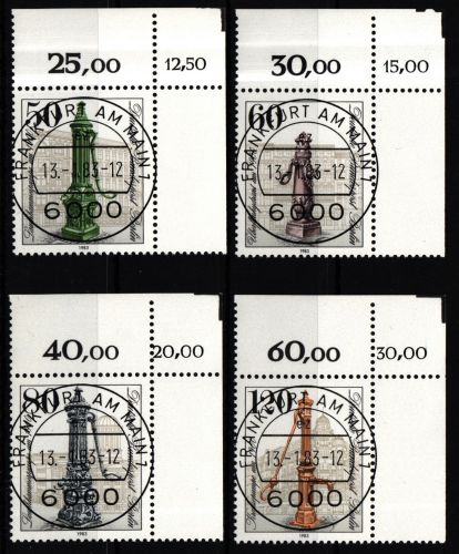 Berlin 689-692 gestempelt