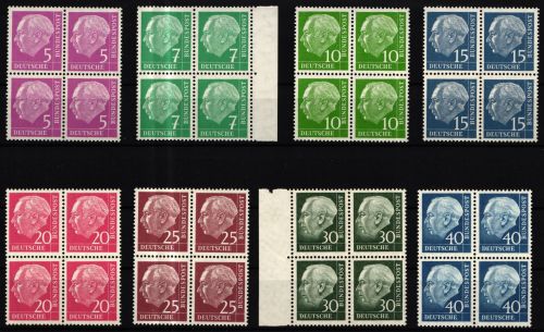 BRD Bund 179y-260y postfrisch als 4er Einheit, Lumogen #HB855