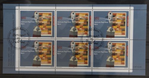 Schweiz 1922 gestempelt Ersttagsstempel / Kleinbogen #GG875