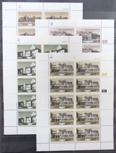 Südwestafrika 571-574 postfrisch Kleinbogensatz / Architektur #GG914