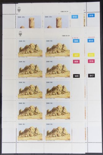 Südwestafrika 588-591 postfrisch Kleinbogensatz / Natur #GG918