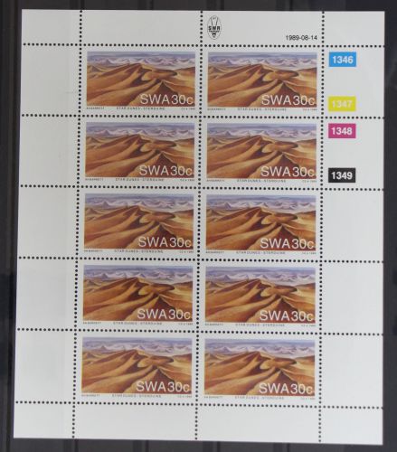 Südwestafrika 642 postfrisch Kleinbogen #GG931