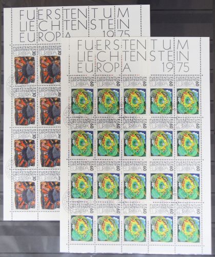 Liechtenstein 623 und 624 gestempelt