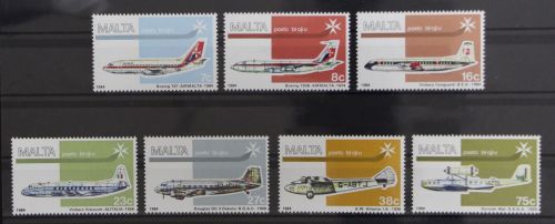 Malta 697-703 postfrisch Flugzeuge #GY166