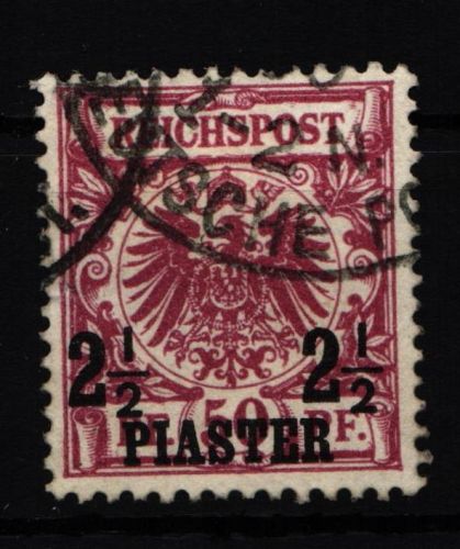 Deutsche Auslandspostämter Türkei 10a gestempelt geprüft Jäschke BPP #HG051