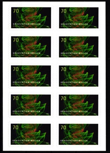 BRD FB 72 postfrisch Folienblatt Frankatur Nominale #HN837