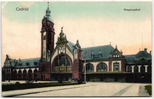 AK Krefeld Hauptbahnhof ungebraucht #PM178