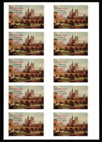BRD FB 6 postfrisch Folienblatt #HN786