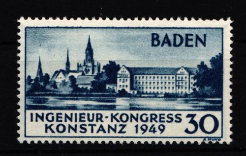 Fr. Zone Baden 46 Typ I postfrisch #HJ142