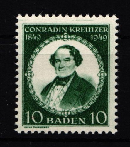 Fr. Zone Baden 53 postfrisch #HJ147