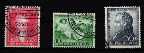 Bizone 108-110 gestempelt tadellos #HJ218