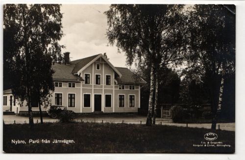 AK Nybro Parti frän Järnvägen gebraucht #PM226