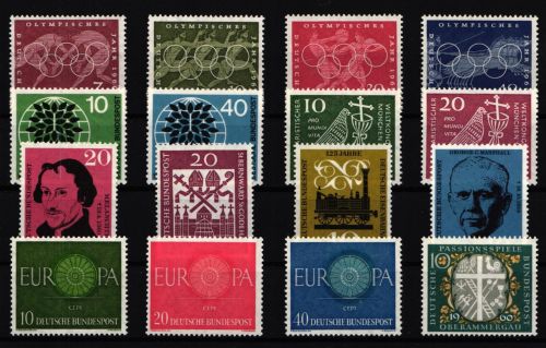 BRD Bund Jahrgang 1960 mit 326-345 gestempelt #BRD-O-1960