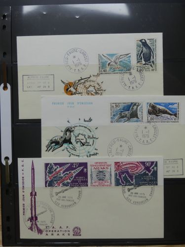 Französische Gebiete in der Antarktis (TAAF) gestempelt Sammlung Briefe #HG362