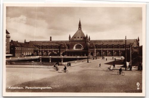 AK Kopenhagen Hauptbahnhof ungebraucht #PM296