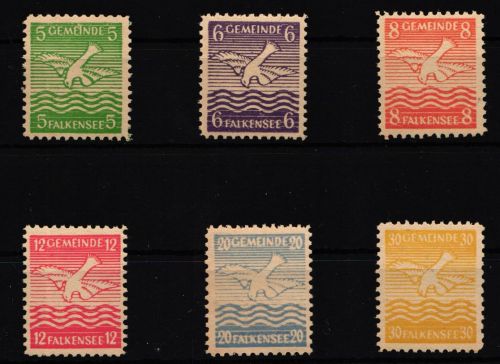 Nichtamtliche Ausgaben/Privaterzeugnisse Falkensee 1-6 postfrisch #HB885