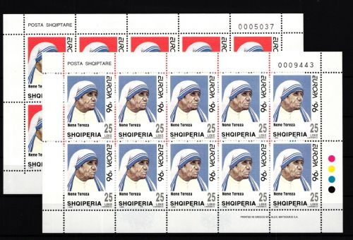 Albanien 2589 und 2590 postfrisch Kleinbogensatz / CEPT #GY183