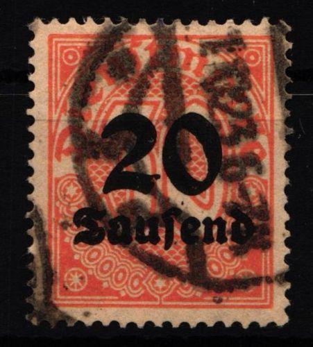Deutsches Reich Dienstmarken 90 gestempelt