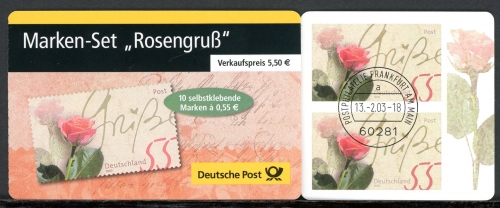 Bund Markenheftchen MH 51 a gestempelt