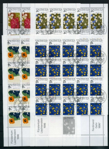 Liechtenstein Kleinbogen 1132-1135 Ferd. Gehr Ersttagssonderstempel #JG478