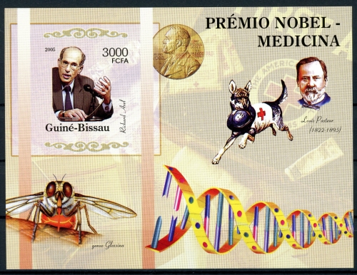 Guinea Bissau Blockausgabe 3192 B postfrisch Nobel #HD203