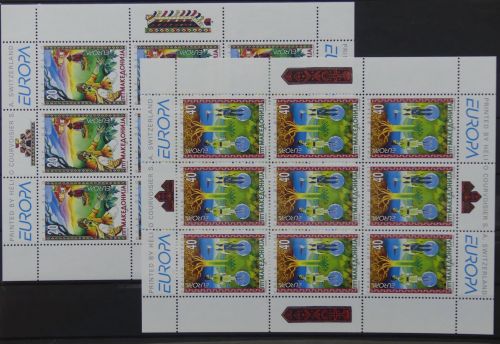 Makedonien Kleinbögen 102-103 postfrisch Cept 1997 #GW626