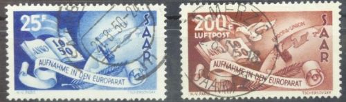Saarland 297-298 gestempelt #HK927