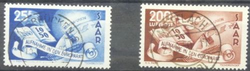 Saarland 297-298 gestempelt #HK930