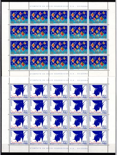 San Marino Kleinbögen 1523-1524 postfrisch CEPT 1993 #GU427
