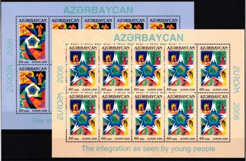 Aserbaidschan Kleinbögen 638-639 postfrisch CEPT 2006 #GU441