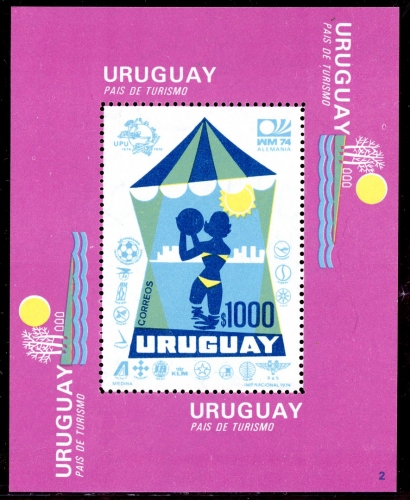 Uruguay Block 20 postfrisch
