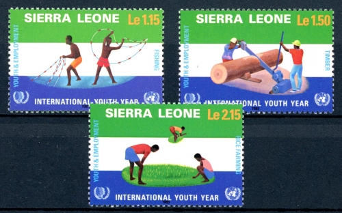 Sierra Leone 804-06 postfrisch Jugend #IN512