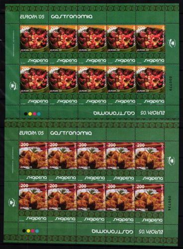 Albanien Kleinbögen 3048-3049 A postfrisch CEPT 2005 #GW562