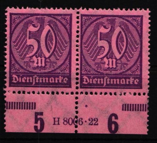 Deutsches Reich Dienstmarken 73HAN postfrisch