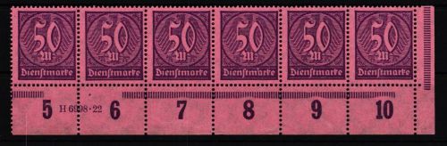 Deutsches Reich Dienstmarken 73HAN postfrisch