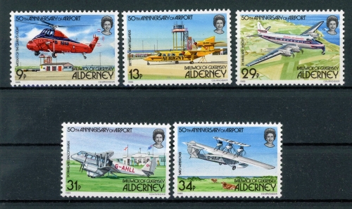 Alderney 18-22 postfrisch