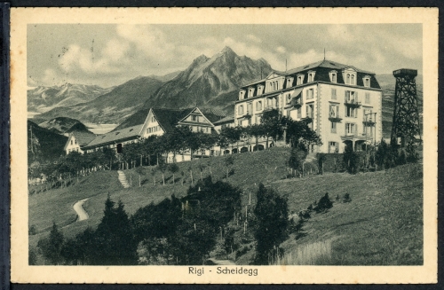 AK Rigi - Scheidegg, Schweiz 1914 gebraucht #HD281