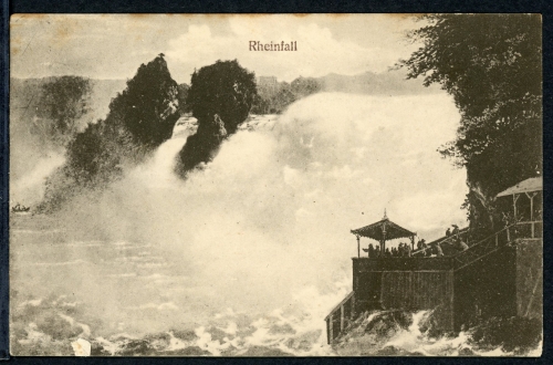 AK Schaffhausen, Schweiz Rheinfall 1910 gebraucht #HD282