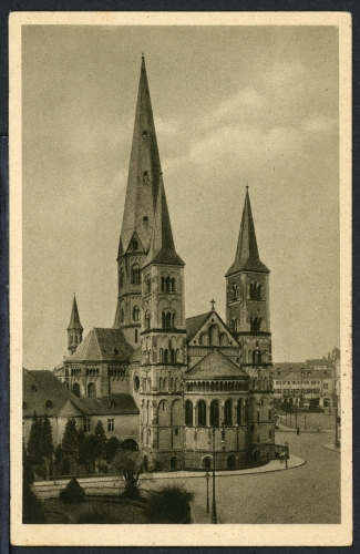 AK Bonn Münsterkirche 1937 gebraucht #HD285