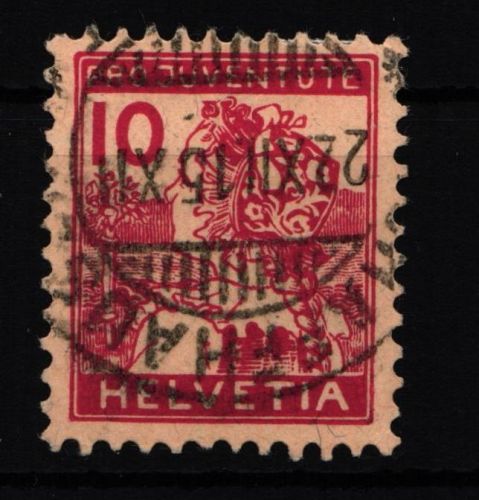 Schweiz 129 gestempelt mit Vollstempel #HT936