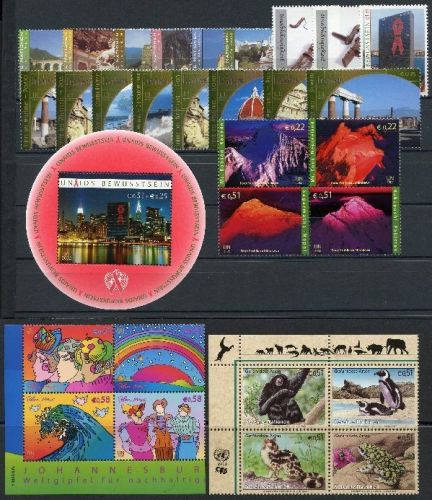 UNO Wien Jahrgang 2002 postfrisch